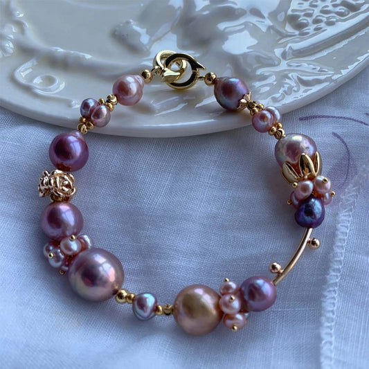 Iris Purple Pink Baroque Pearl Bracelet (2).jpg