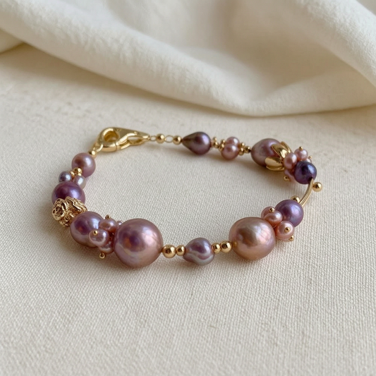 What Are Baroque Pearls? Complete Guide and Styling Tips featuring freshwater baroque pearls in an elegant editorial setting