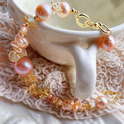 Auroral Dawn Pink Baroque Pearl & Citrine Bracelet (14).jpg