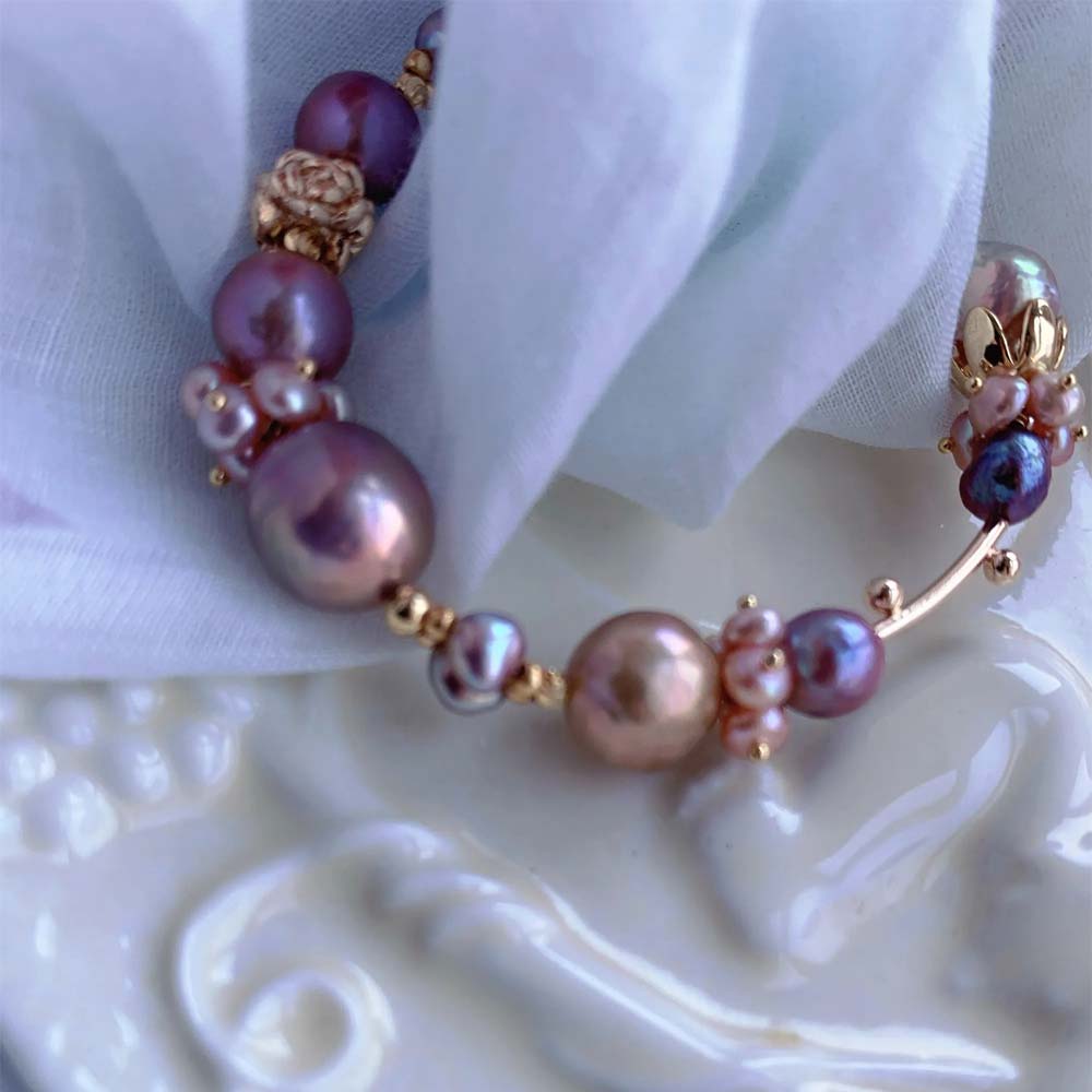 Iris Purple Pink Baroque Pearl Bracelet (3).jpg