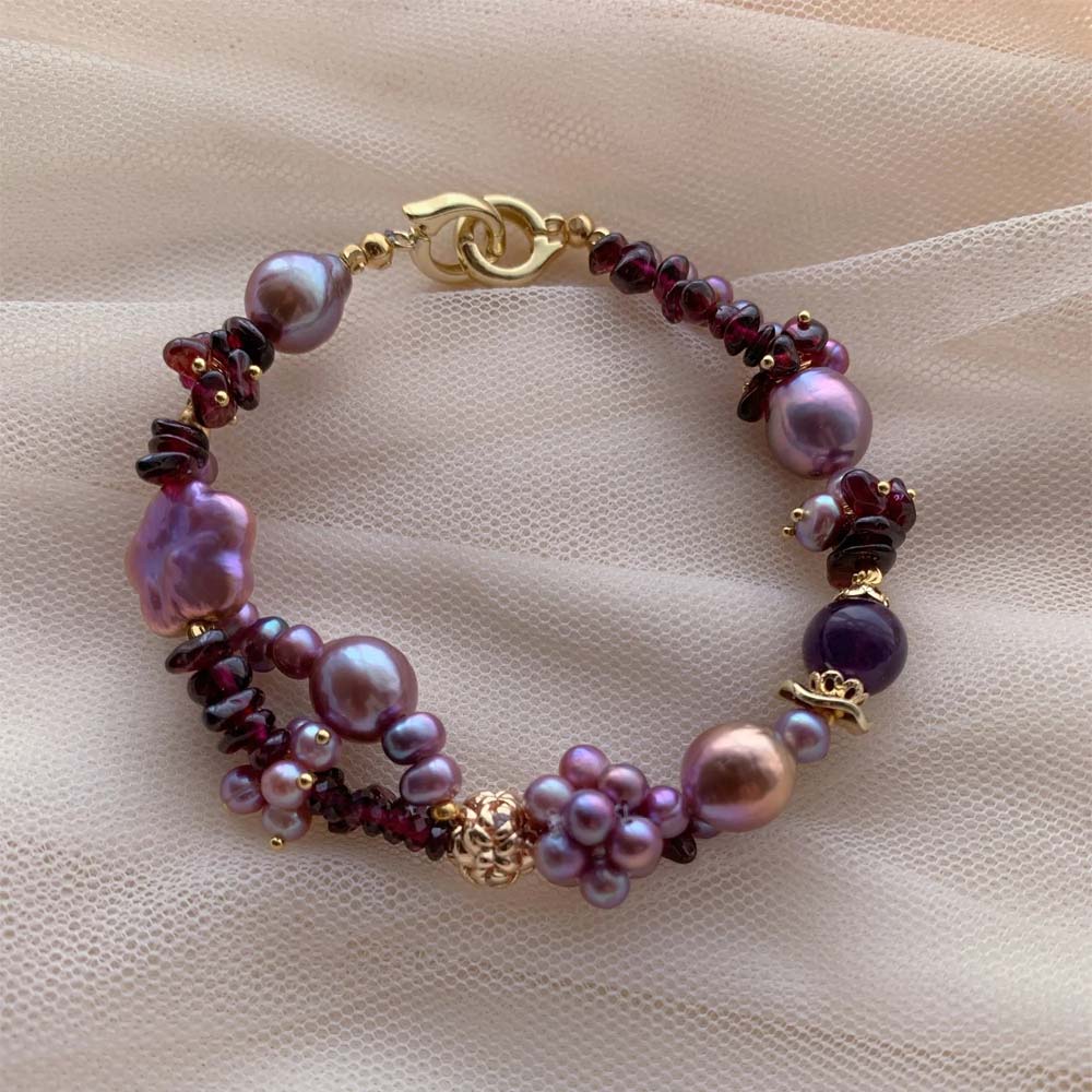Lavender Dream Baroque Pearl Bracelet (1).jpg