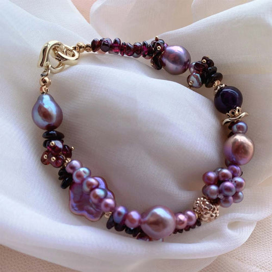 Lavender Dream Baroque Pearl Bracelet (2).jpg