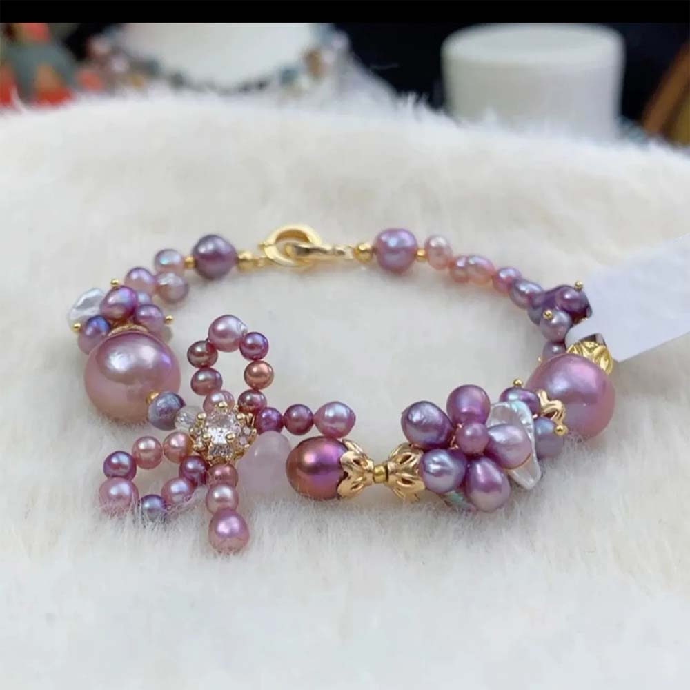 Rosalie Pink Baroque Pearl Bracelet.jpg